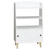 URBAN LIVING Bibliothèque Enfant Sweet - L. 58 X H. 93 Cm - 58 X 30 X 93 - Blanc