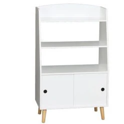 URBAN LIVING Bibliothèque Enfant Sweet - L. 58 X H. 93 Cm - 58 X 30 X 93 - Blanc