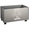 ATMOSPHERA KIDS Coffre De Rangement à Roulettes Kids - 48 X H. 28 Cm - 48 X 30 X 28