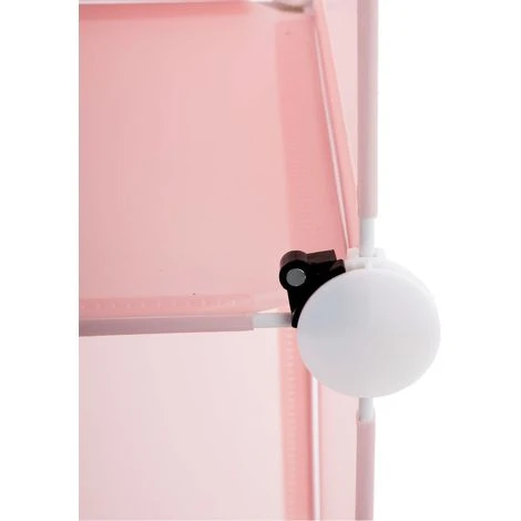 ATMOSPHERA KIDS Meuble De Rangement Enfant Colonne - 34 X 32 X 140 - Rose – Image 4