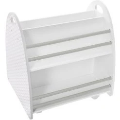 ATMOSPHERA KIDS Bibliothèque Enfant Douceur - 47 X 40 X 50 - Argent