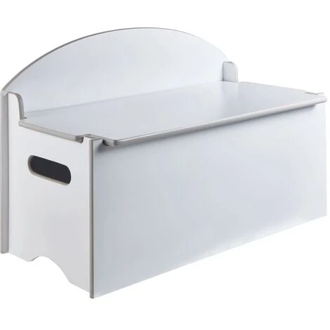 Worlds Apart Coffre Pour Jouets 45x70x35 Cm Bois Blanc - Blanc