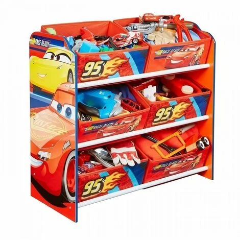 DISNEY CARS Meuble De Rangement Enfant A 6 Paniers