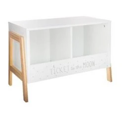 ATMOSPHERA FOR KIDS Casier De Rangement Avec 2 Compartiments Blanc Atmosphera