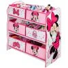 MOOSE TOYS Meuble De Rangement Rose 6 Casiers Motif Minnie Mouse - Rose