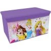 CIJEP Banc & Coffre à Jouets En Tissu Pliable Princesse Disney - Rose, Violet