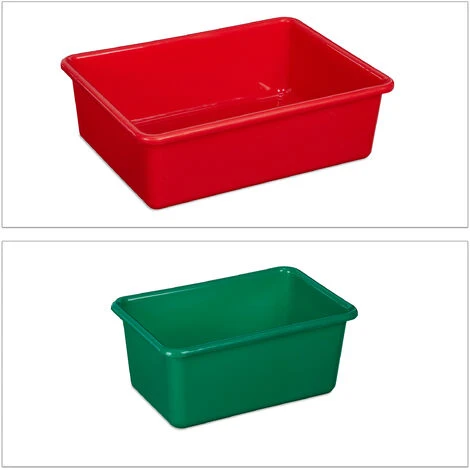 Relaxdays Etagère Enfants Avec 3 Boîtes De Rangement, Basse, Meuble Pour Jouets, MDF, En Plastique, 89x82,5 X 32 Cm – Image 3