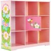 TEAMSON KIDS Bibliothèque Enfant étagère De Rangement Petit Placard Central Avec Hauteur Ajustable Fantasy Fields TD-13210B - Rose