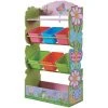 TEAMSON KIDS Meuble De Rangement à Jouets Avec Bacs Bois Fantaisie Jardin Magique TD-12710A - Rose