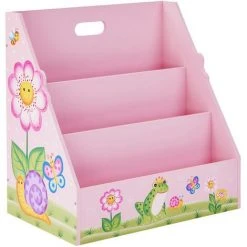 TEAMSON KIDS Meuble De Rangement Livres Magazines étagère Bibliothèque Enfant Fille Magic Garden Fantasy Fields TD-13142A - Rose