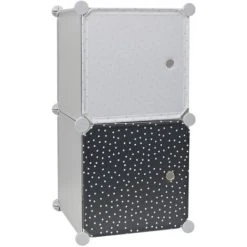Rangement Modulable 2 Cubes Garçon Home Deco Kids