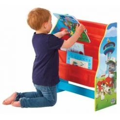 WORLDS APART Paw Patrol 470PTR Bibliothèque à Pochettes Pour Enfants, Bois, 23 X 51 X 60 Cm