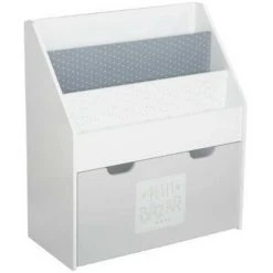 ATMOSPHERA FOR KIDS Bibliothèque Enfant "Boy" 70cm Gris