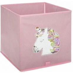 ATMOSPHERA FOR KIDS Boîte De Rangement "Licorne" 29cm Rose