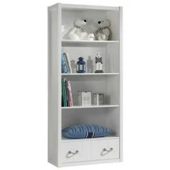 Paris Prix - Bibliothèque Enfant "lewis" 200cm Blanc