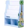 TEAMSON KIDS Etagère De Rangement Enfant Garçon En Bois Sunny Safari Bleu Fantasy Fields TD-13410SS - Bleu