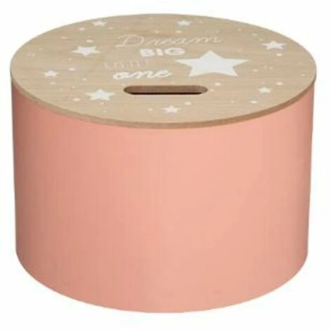 ATMOSPHERA FOR KIDS Lot De 2 Boîtes Déco Enfant "Rond" 35cm Rose – Image 4