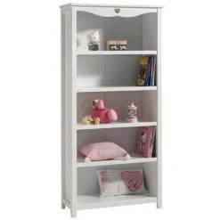 Paris Prix - Bibliothèque Enfant "amori" 190cm Blanc