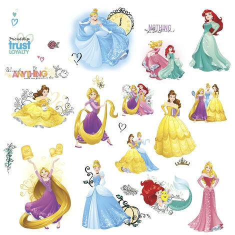 BEBEGAVROCHE Coffre à Jouets En Bois Blanc 2 En 1 Thème Princesses - Blanc – Image 2