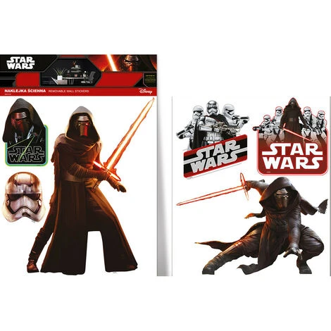 BEBEGAVROCHE Coffre à Jouets En Bois Blanc 2 En 1 Thème Star Wars - Blanc – Image 2