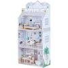 TEAMSON KIDS Olivia's Little World Maison De Poupée Fille Enfant En Bois Grise 3 étages Accessoires Meubles Inclus Jouet TD-11683D - Gris