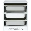 Paris Prix - Meuble De Rangement 3 Bacs "tidy" 51cm Blanc
