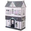 TEAMSON KIDS Maison De Poupée En Bois Enfant 3 étages Avec 13 Accessoires De Mobilier Blanche Olivia’s Little World TD-13632A - Blanche