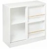 ATMOSPHERA FOR KIDS Bibliothèque Enfant "Coulissante" 76cm Blanc