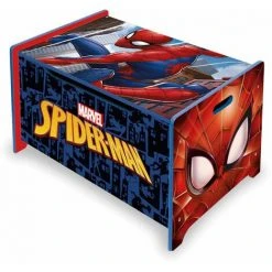 ARDITEX Coffre à Jouets En Bois Marvel Spiderman - Multicolor
