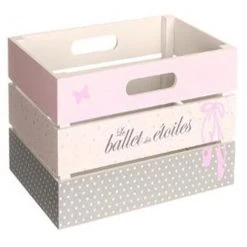 Cagette Princesse En MDF, L 29 X P 20 X H 18 Cm -PEGANE-