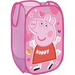 ARDITEX Bac De Rangement Peppa Pig - 36x36x58 Cm - Rose