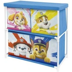 ARDITEX Etagère De Rangement à 3 Tiroirs Pat Patrouille - Multicolor