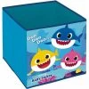 ARDITEX Cube De Rangement Baby Shark - 31x31x31 Cm - Bleu