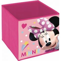 ARDITEX Boite De Rangement Minnie - 31X31X31CM - Rose