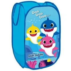 ARDITEX Bac De Rangement Baby Shark - 36x36x58 Cm - Bleu