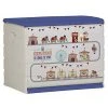 Coffre à Jouet Enfant 260L Intérieur/extérieur Coloris Bleu - Longueur 80 X Profondeur 61 X Hauteur 53 Cm -PEGANE-