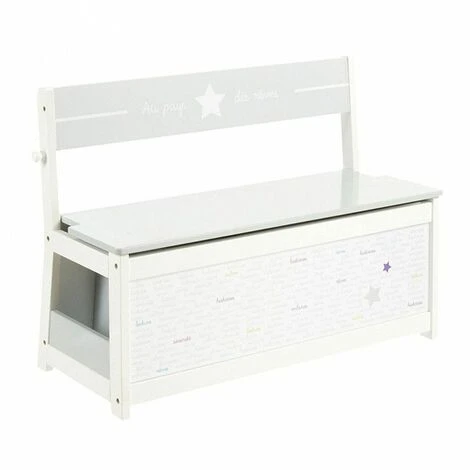 ATMOSPHERA, CRÉATEUR D'INTÉRIEUR Banc Coffre à Jouets Mixte - Gris