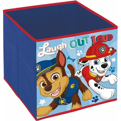 ARDITEX Cube De Rangement Pat Patrouille - 31x31x31 Cm - Multicolor