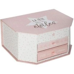 Atmosphera - Boite à Bijoux Avec Miroir Et Tiroirs Ethnic - 0