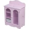 TEAMSON KIDS Armoire Poupée Poupon Twinkle Stars Princess Penderie Meuble Bois Jeux TD-0210AP - Violet