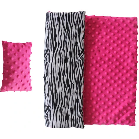 TEAMSON KIDS Petite Princesse - Lit De Poupée De 45 Cm Violet Et Linge Zèbre TD-11929-1H - Rose – Image 2