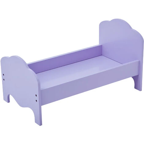 TEAMSON KIDS Petite Princesse - Lit De Poupée De 45 Cm Violet Et Linge Zèbre TD-11929-1H - Rose – Image 4