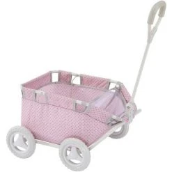 TEAMSON KIDS Chariot De Transport Pour Poupée Poupon Peluche Rose Olivia’s Little World OL-00007 - Rose