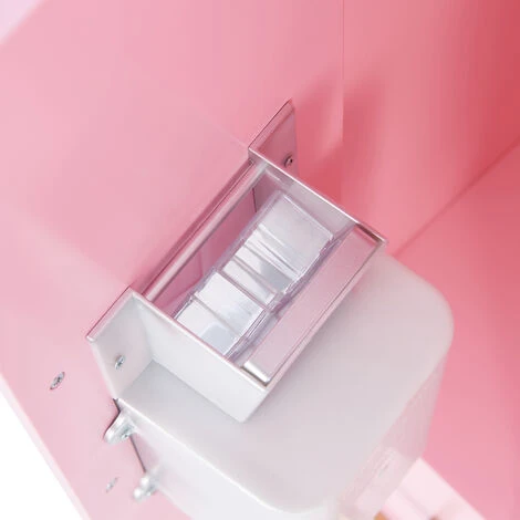 Teamson Kids - Cuisine Enfant Dînette Machine à Glace Frigo Rose (2 Pièces) TD-12302P - Rose – Image 2