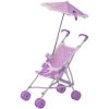 TEAMSON KIDS Poussette Pour Poupée Poupon Baigneur De 40 Cm Jeux D’imitation Jouet Olivia's Little World OL-00005 - Violet