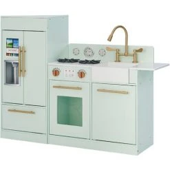 Cuisine De Jeu Enfant Dînette Machine à Glace Menthe (2 Pièces) Fille Garçon Teamson Kids TD-12302M - Vert
