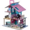 TEAMSON KIDS Olivia's Little World 360 Enfants Maison De Poupée En Bois - 3,5 "Poupées Et 12 Accessoires Multi TD-13260C - Multicolore