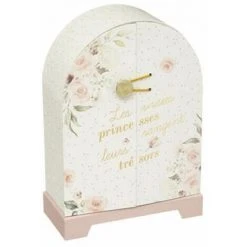 ATMOSPHERA FOR KIDS Boîte Enfant Armoire "Il Était Une Fois" 24cm Blanc