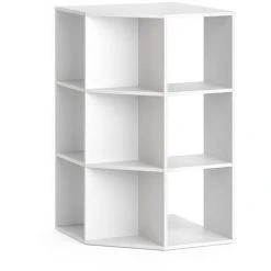 Étagère D'angle „Luigi“ Blanc Vicco