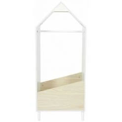 Paris Prix - Armoire Penderie Enfant "maya" 116cm Blanc & Beige